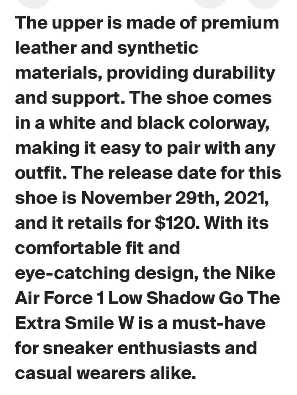 NIKE WOMENS AF1 LOW SHADOW GO THE EXTRA SMILE limited edition NEW sneaker Size 8